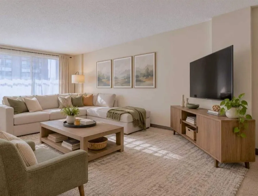 Living room, 339 13 Avenue SW #509